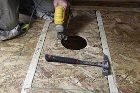 How to remove a tile floor and underlayment concord carpenter the floor of any building or structure is its base and one of the most important parts, so when preparing to lay a plywood subfloor there are several things to keep in mind. Bathroom Remodeling Tips Choosing A Subfloor Material