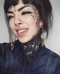 I Am Happy Happy About My Life Happy About Having The Greatest Job On Earth Together With Friends Happy T Facial Tattoos Face Tattoos For Women Face Tattoos