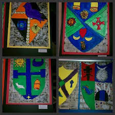 Medieval Shields Elementary Art Project In 2021 Elementary Art Projects Art History Lessons Homeschool Art