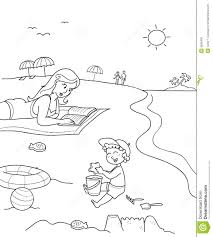 Beach clipart black and whiate. 12 Beach Clipart Black And White Preview Beach Black And W Hdclipartall