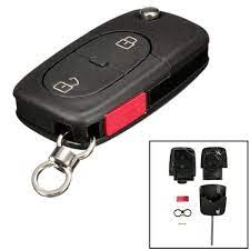 2 Button Panic Button Remote Key Fob Case Shell For Audi A4 Replacement Worldwide Delivery Original Best Quality Product For 70 Of It Audi A4 Audi Key Fob