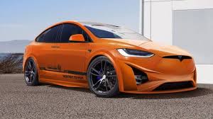 Tesla Model X To Surprise Everybody On Sema With Its Orange Shade Opptrends 2020 Tesla Model X Tesla Model Tesla
