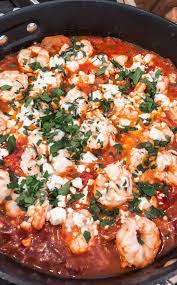Prawn Saganaki Is The Perfect Meal For A Chilly Day Saganaki Recipe Recipes Family Dinner