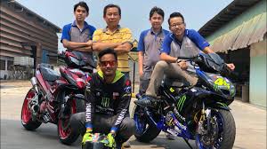 Yamaha y155 vva modified tayar besar gtb. Rudy Geng Tayar Besar Road Star