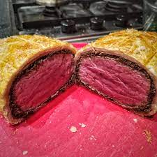 First attempt at Gordon Ramsay's signature Beef Wellington : r/FoodPorn