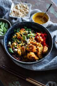 Golden Tempeh Nourish Bowl Recipe Tempeh Nourishment Food