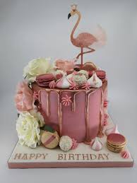 Google Image Result For Http Www Cakesbysiobhan Co Uk Wp Content Uploads 2019 06 Img 20190607 Pink Gold Cake Beautiful Birthday Cakes Flamingo Birthday Cake