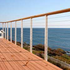 With its flat top, textured finish, and clean profile, the american series is our most popular railing series. Aluminum Cable Railing Systems For Deck China Stainless Steel Cable Wire Railing Made In China Com