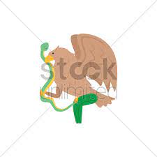 Symbol of mexico eagle on cactus eating snake concentrat… anonymous an eagle resting on a cactus holding a snake in its beak (from the mexican coat of. Eagle Holding Onto A Snake Perched On A Cactus Vector Image 2014236 Stockunlimited
