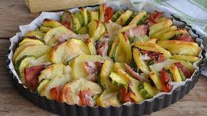 Pommes De Terre Aux Courgettes Jambon Et Parmesan Au Four Recettes Faciles Recette Gratin Pomme De Terre Recettes De Cuisine Courgette Pomme De Terre
