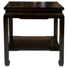 Lacquered Chinese Style Side Table With Single Drawer At 1stdibs Chinese Furniture Chinese Style Furniture