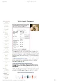 Breastfed Baby Growth Calculator Pdf Format E Database Org