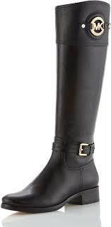Michael Kors Black And Brown Riding Boots Michael Michael Kors Stockard Leather Riding Boot Leather Riding Boots Michael Kors Boots Boots