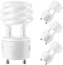 This lamp is etl listed for use with a 13w cfl bulb (included) view all product details & specifications. Ul Listed 13w Gu24 Cfl Light Bulbs 2700k Jackyled T2 Spiral Gu24 Base 2 Prong Light Bulb Warm White Gu24 Fluorescent Light Bulbs Indoor Use 4 Pack Amazon Com
