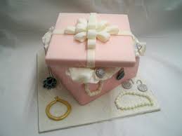 Jewelry Box Cake Project On Craftsy Com Box Cake Gift Box Cakes Cake Decorating For Beginners