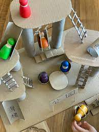 Diy Miniature Cardboard Playground For Playful Language Learning