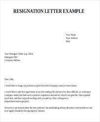 Free 6+ Sample Resignation Letter For New Job In Pdf | Ms Word