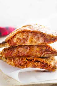 4 Ingredient Pizza Pocket Recipe Pizza Pockets Recipe Easy Camping Meals Freezable Meals