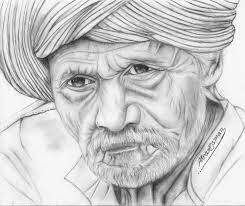 بصمة زمن في وجه رجل أكرم عثمان من رسوماتي بقلم الرصاص فكرة منقولة art male sketch drawings