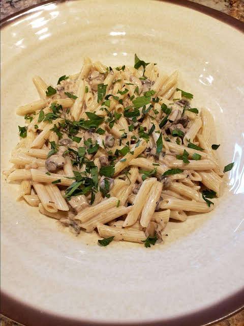 Penne In Creamy Porcini Sauce (Veg)