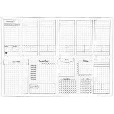 The Layout To Scale For An A5 Leuchtturm1917 By Plantosucceed Organization Bullet Journal Bullet Journal Inspiration Bullet Journal Layout
