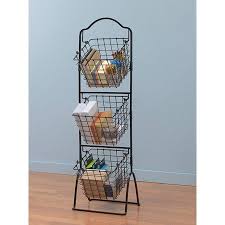 Metal kitchen rack w \/metal rods and cones diagrama de arbol. Kitchen Metal Basket 3 Tier Fruit Baskets Wire Market Bread Display Rack Produce Snacks Stand Alone Books Storage Toys Grocery Organizer Bin For Store Office Pa Fruit Storage Metal Baskets Storage
