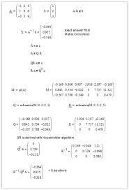 Fast Way To Solve A System Of Linear Equations From Givens Qr Decomposition Mathematics Stack Exchange