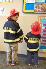 How To Make A Firefighter Costume By Tidybrownwren Blogspot Com Firefighter Costume Diy Fireman Costumes Toddler Fireman Costume