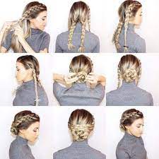 Here are a few hairstyles that will change your mind if you can try this look with straight hair as well. 55 Easy Updos To Look Effortlessly Chic Hair Styles Long Hair Styles Medium Hair Styles