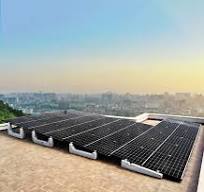 Structure for photovoltaic plants and ballast for solar ...