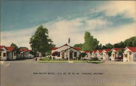 sun valley motel phoenix, az postcard