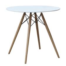 Yaheetech round pub table with mdf top 360 swivel modern bar table for bistro café, wood color. Mid Century Modern Cafe Table By Fine Mod Imports Twist Modern