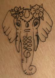 Simple Elephant Henna Tattoo Mehndi Art Body Painting Henna Tattoo