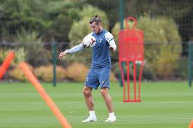 This page is about gareth bale, (tottenham/wales). Picture Special Gareth Bale In Training As Welshman Prepares For Second Tottenham Debut Football London