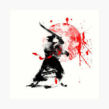Find traditional lacquered pieces at home goods stores. Samurai Art Prints Redbubble