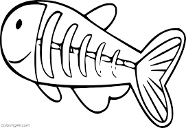 10 interesting koi fish coloring pages for your toddlers; X Ray Fish Coloring Pages Coloringall