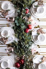 Christmas Dinner Table Decorating Ideas To Set The Holiday Mood Marilenstyles Com In 2020 Christmas Party Table Christmas Dinner Table Christmas Table Decorations