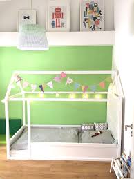 Ikea Blatt Himmel Kinder Zimmer Kinderbett Haus Kura Bett Hack