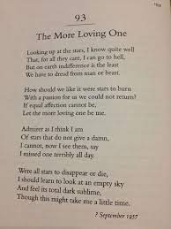 Wh Auden Love Poems