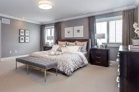 A more modern and masculine bedroom idea for a gray and beige bedroom decoration. 132 Bedroom Ideas And Designs Photo Gallery Stylish And Unique Pictures Luxury Bedroom Master Gray Bedroom Walls Gray Master Bedroom