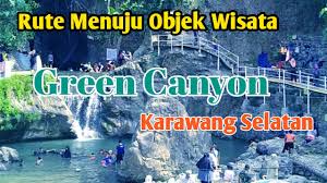 Perlu anda ketahui objek wisata green canyon terdiri dari 2 wahana pilihan yaitu harga tiket perahu green canyon. Rute Nenuju Objek Wisata Green Canyon Karawang Selatan Youtube