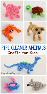 Styrofoam cup mini spring flower pots. Adorable Pipe Cleaner Animals Craft For Kids Frugal Fun For Boys And Girls