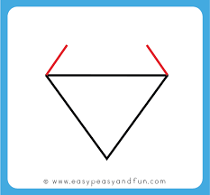 Use a straight edge (like a ruler) when you can. How To Draw A Diamond Step By Step Diamond Drawing Tutorial With Printable Easy Peasy And Fun