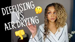 If you have long hair i recommend firstly diffusing the ends and dry them completly then put the medium part of your hair in diffuser dry it comepletly and lastly diffuse your scalp. Diffusing Vs Air Drying Curly Hair Which Is Better Hair Diffuser Dry Curly Hair Curly Hair Diffuser