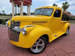 Image result for Chrome Yellow 1946 Truck