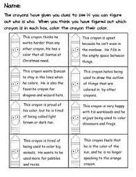 The Day The Crayons Quit Activities Crayons Quit Book Persuasive Writing Book Study