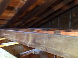 Ceiling joists 2 x 6 and larger should be solidly blocked at ends. How To Correct Sagging Ceiling Joists Greenbuildingadvisor