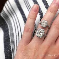 Our Friends At Diamondsdirect Show Us The Difference Between A Traditional 1 5 Carat And A He Halo Engagement Rings Designer Engagement Rings Engagement Rings