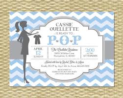 4.5 x 6.25 ready to pop invitations ($2.05 average price per invitation) 5 x 7 ready to pop invitations ($2.55 average price per invitation) Ready To Pop Baby Shower Invitation Blue Chevron Baby Boy Shower Gende Sunshine Printables