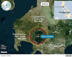 Taal, batangas, a municipality in the philippines. Taal Volcano Lava Spews As Hazardous Eruption Feared Bbc News